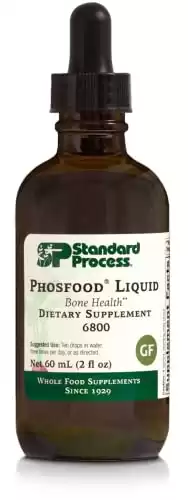 Standard Process Phosfood Liquid - Whole Food Bone Health and Bone Support, Phosphorus Supplements with Inositol and Riboflavin - 2 fl. oz.