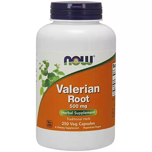 NOW Supplements, Valerian Root (Valeriana officinalis) 500 mg, Herbal Supplement, 250 Veg Capsules