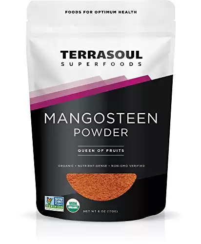 Terrasoul Superfoods Mangosteen Fruit Powder (Organic), 6 Ounces