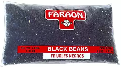FARAON Black Beans, 4 Pound